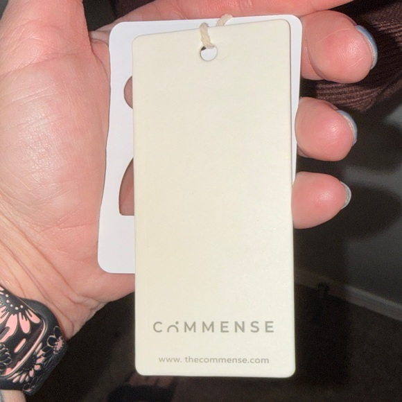 Commense Brown V-Neck Button Front Cardigan - Picture 6 of 6